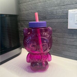 PINK LABUBU TUMBLER CUP WITH STRAW